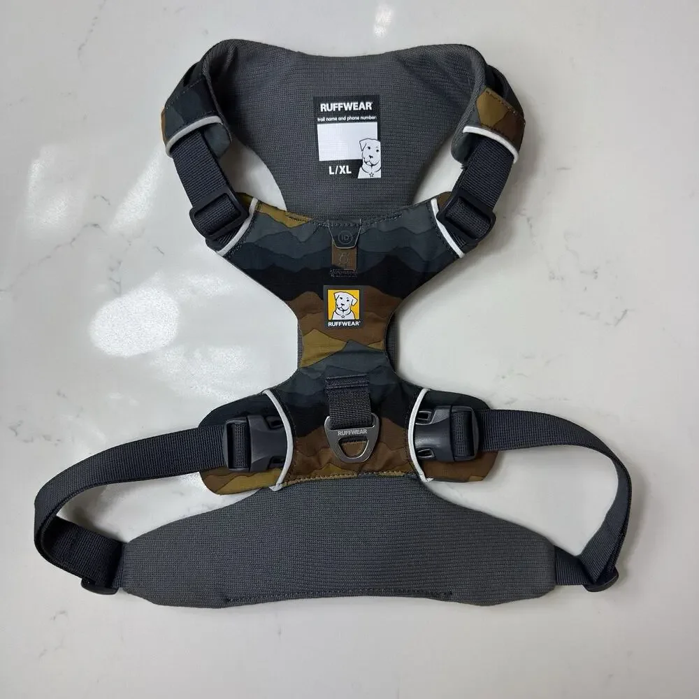 Ruffwear Front Range Dog Harness Size L/XL Mountain Camo